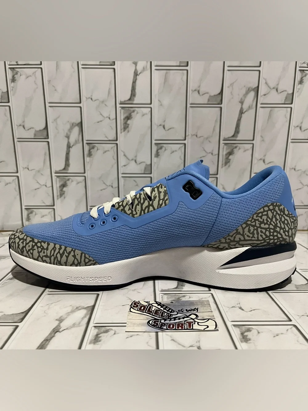 New Nike Air Jordan Racer 89 PE Player Exclusive Training Shoes UNC Tarheels Men